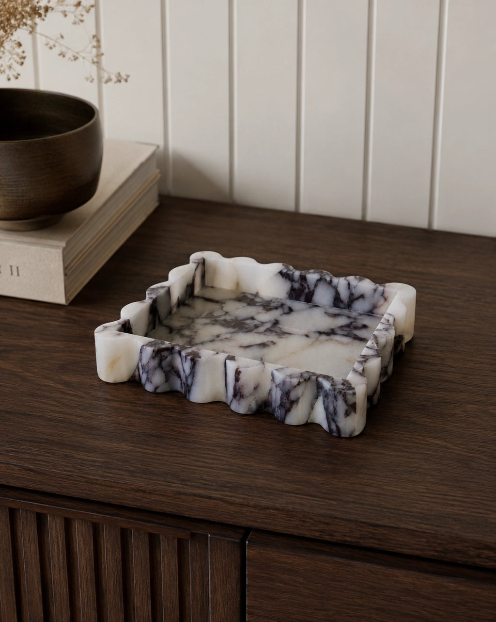 Sierra Tray, Viola Marble